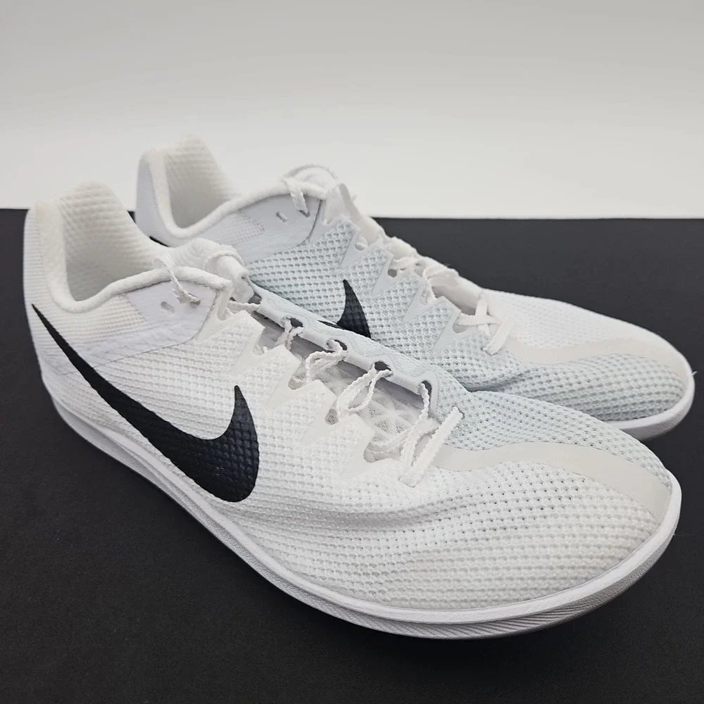 Nike Zoom Rival Distance Track Spikes‎ Shoes White Men's Size 11 DC8725-100